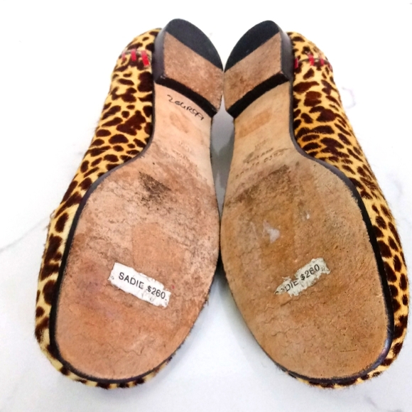 Kate Spade New York Sadie Calf Hair Leopard Flats Size 6 - Picture 5 of 10